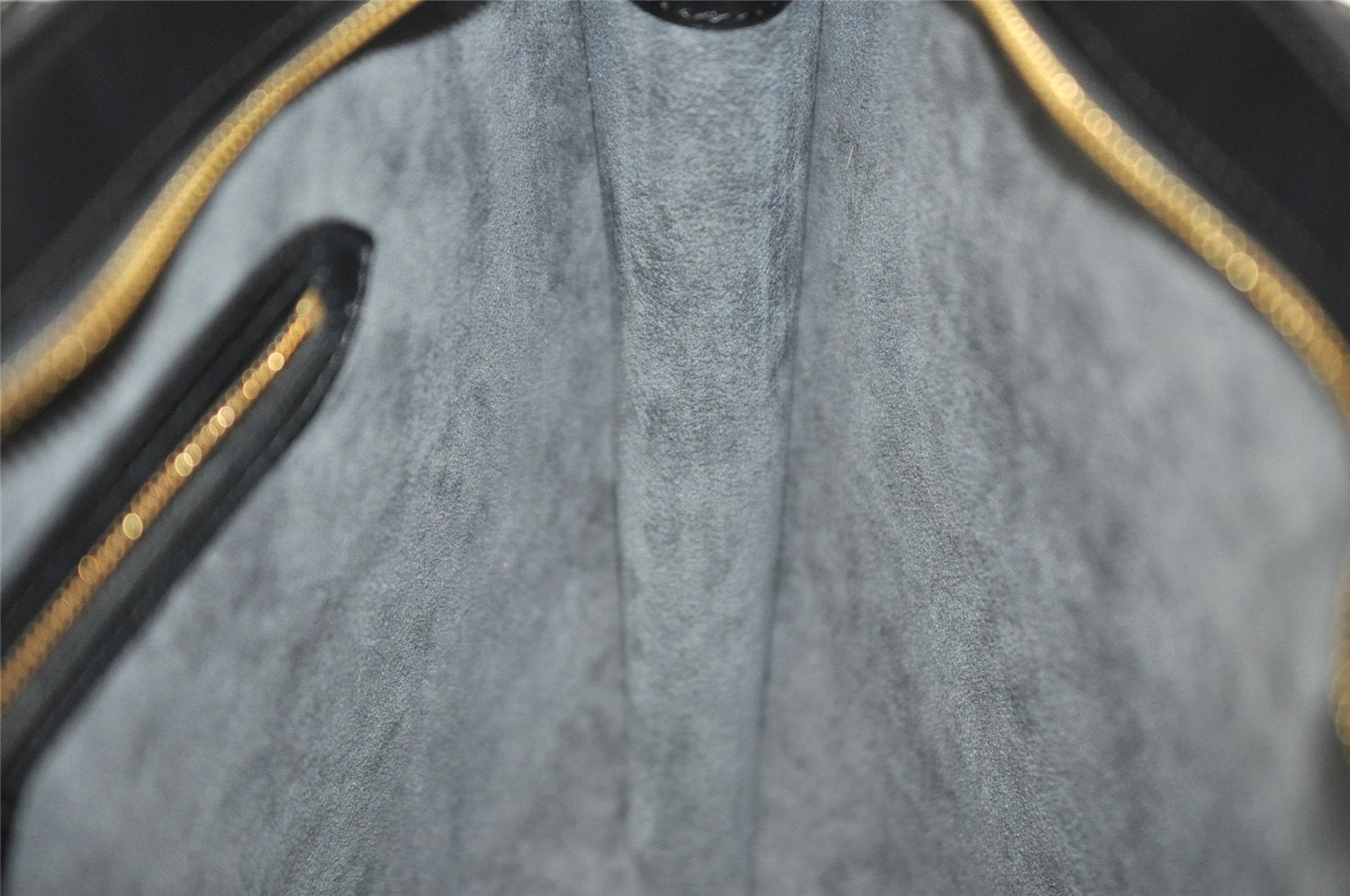 Auth Louis Vuitton Epi Saint Jacques Shopping Shoulder Bag Black M52262 LV 7994I