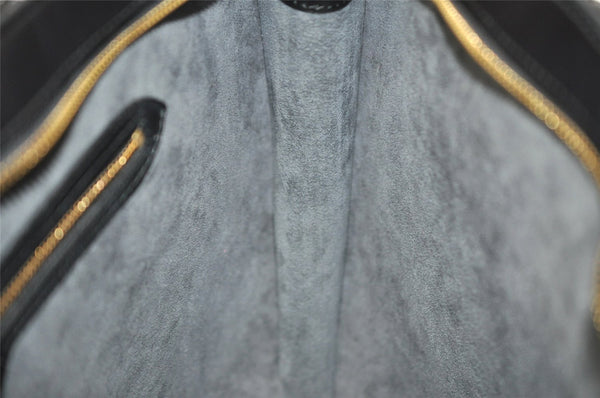 Auth Louis Vuitton Epi Saint Jacques Shopping Shoulder Bag Black M52262 LV 7994I