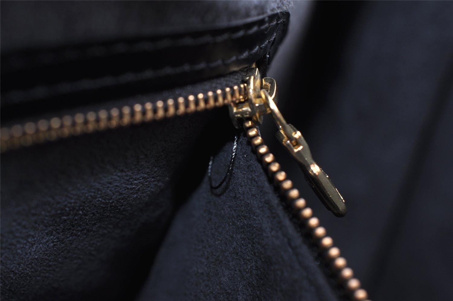 Auth Louis Vuitton Epi Saint Jacques Shopping Shoulder Bag Black M52262 LV 7994I