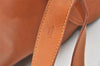 Authentic GUCCI Vintage Web Sherry Line Backpack Leather Brown Junk 7994J