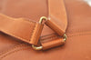 Authentic GUCCI Vintage Web Sherry Line Backpack Leather Brown Junk 7994J