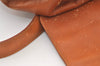 Authentic GUCCI Vintage Web Sherry Line Backpack Leather Brown Junk 7994J