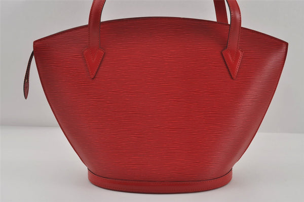 Auth Louis Vuitton Epi Saint Jacques Shopping Shoulder Bag Red M52267 LV 7995I