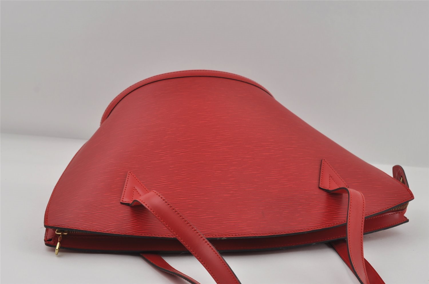 Auth Louis Vuitton Epi Saint Jacques Shopping Shoulder Bag Red M52267 LV 7995I