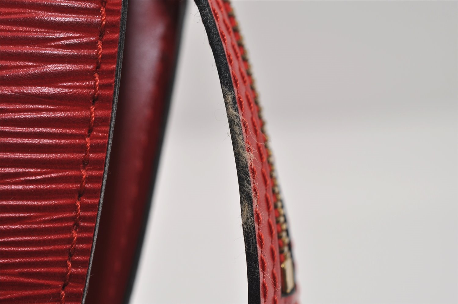 Auth Louis Vuitton Epi Saint Jacques Shopping Shoulder Bag Red M52267 LV 7995I