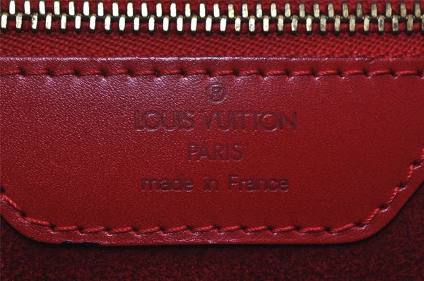Auth Louis Vuitton Epi Saint Jacques Shopping Shoulder Bag Red M52267 LV 7995I