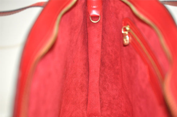 Auth Louis Vuitton Epi Saint Jacques Shopping Shoulder Bag Red M52267 LV 7995I