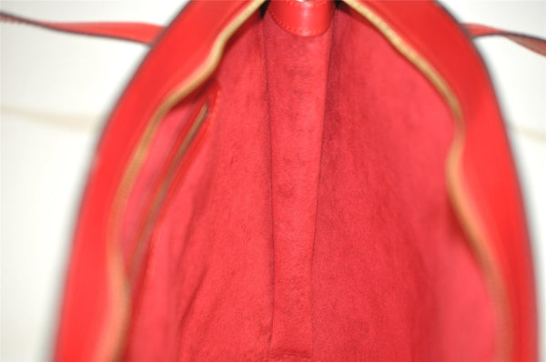 Auth Louis Vuitton Epi Saint Jacques Shopping Shoulder Bag Red M52267 LV 7995I