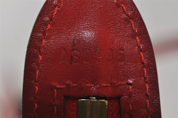Auth Louis Vuitton Epi Saint Jacques Shopping Shoulder Bag Red M52267 LV 7995I