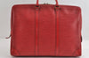 Authentic Louis Vuitton Epi Porte Documents Voyage Briefcase Red M54477 LV 7996I