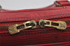 Authentic Louis Vuitton Epi Porte Documents Voyage Briefcase Red M54477 LV 7996I