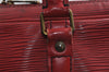 Authentic Louis Vuitton Epi Porte Documents Voyage Briefcase Red M54477 LV 7996I