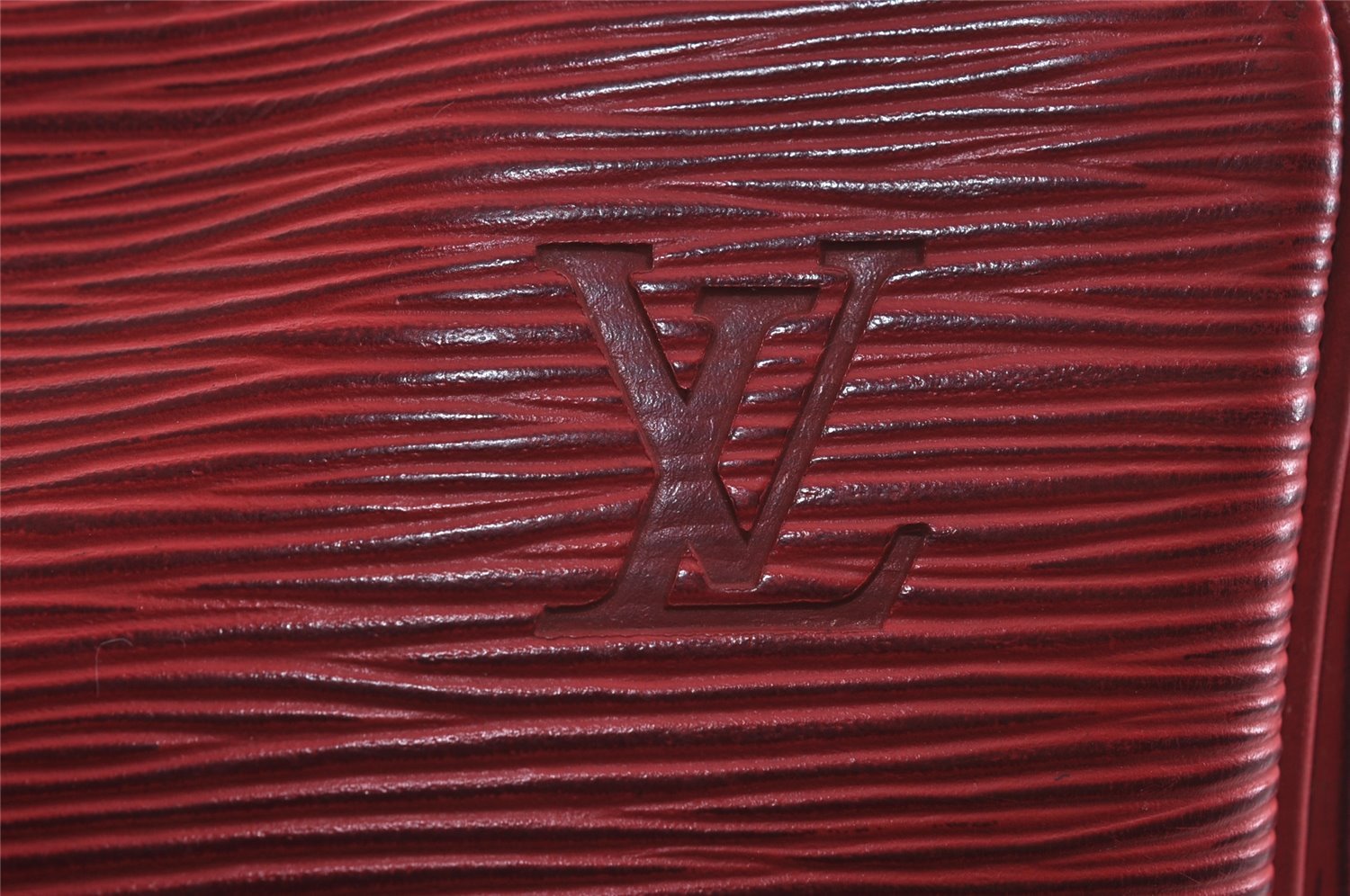 Authentic Louis Vuitton Epi Porte Documents Voyage Briefcase Red M54477 LV 7996I