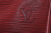 Authentic Louis Vuitton Epi Porte Documents Voyage Briefcase Red M54477 LV 7996I