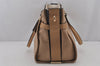 Authentic COACH Swagger 2Way Shoulder Hand Bag Leather Beige 7996J