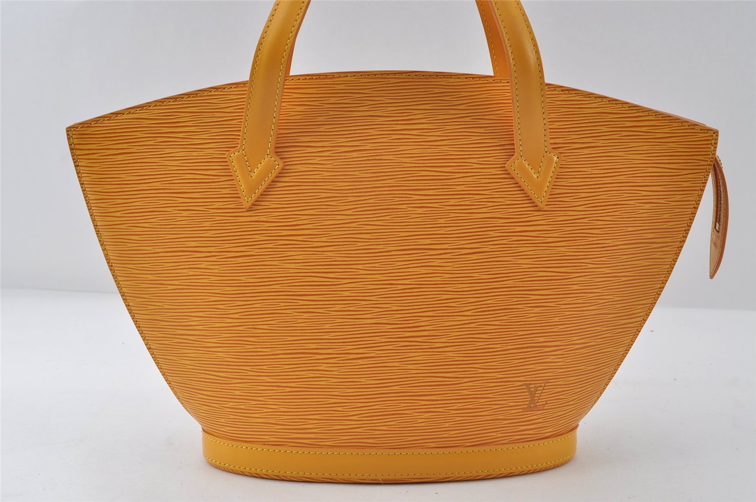 Authentic Louis Vuitton Epi Saint Jacques Hand Bag Yellow M52279 LV 7997I