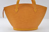 Authentic Louis Vuitton Epi Saint Jacques Hand Bag Yellow M52279 LV 7997I