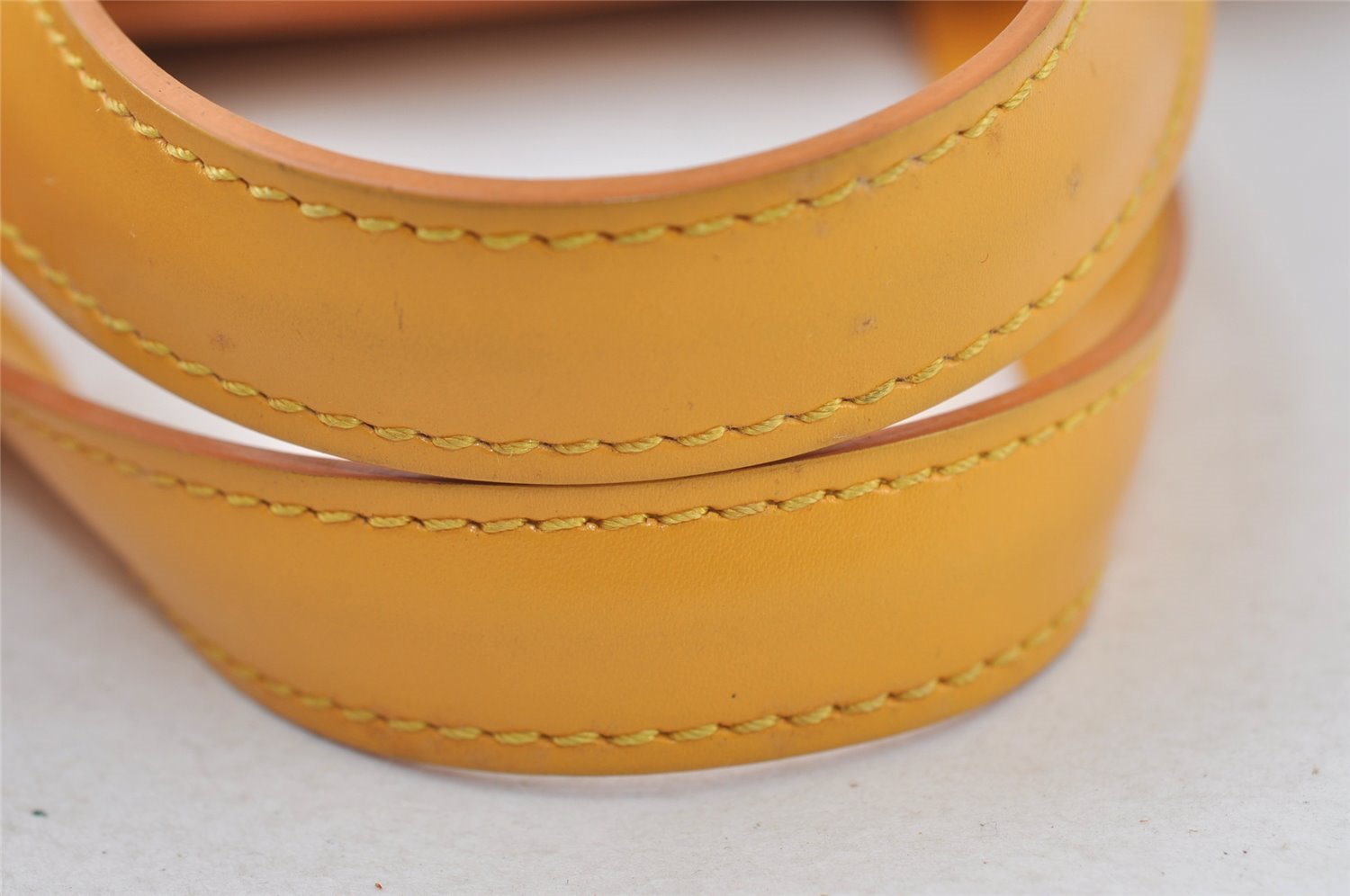 Authentic Louis Vuitton Epi Saint Jacques Hand Bag Yellow M52279 LV 7997I