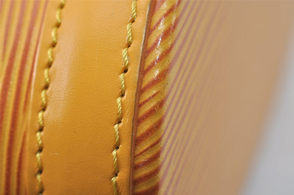 Authentic Louis Vuitton Epi Saint Jacques Hand Bag Yellow M52279 LV 7997I