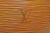 Authentic Louis Vuitton Epi Saint Jacques Hand Bag Yellow M52279 LV 7997I