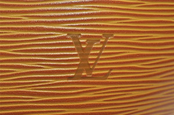 Authentic Louis Vuitton Epi Saint Jacques Hand Bag Yellow M52279 LV 7997I