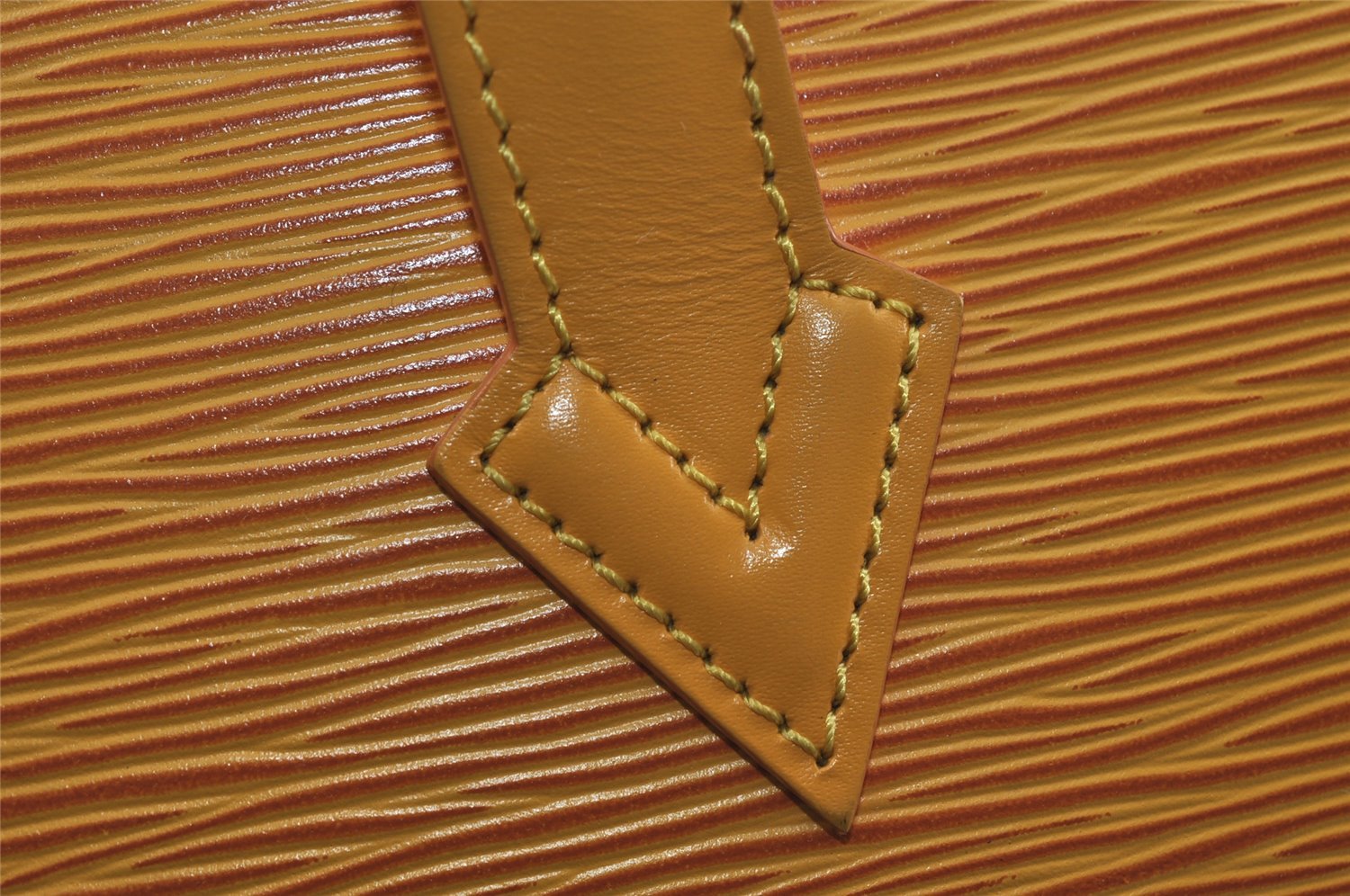 Authentic Louis Vuitton Epi Saint Jacques Hand Bag Yellow M52279 LV 7997I