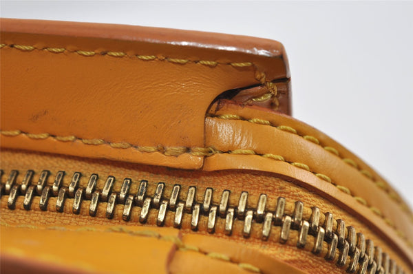 Authentic Louis Vuitton Epi Saint Jacques Hand Bag Yellow M52279 LV 7997I