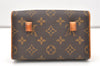 Auth Louis Vuitton Monogram Pochette Florentine Pouch Waist Bag M51855 LV 7997J