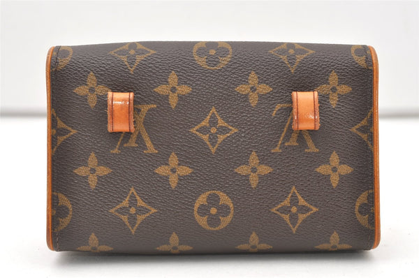 Auth Louis Vuitton Monogram Pochette Florentine Pouch Waist Bag M51855 LV 7997J