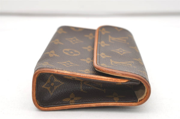Auth Louis Vuitton Monogram Pochette Florentine Pouch Waist Bag M51855 LV 7997J