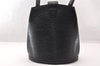 Authentic Louis Vuitton Epi Cluny Shoulder Bag Purse Black M52252 LV 7998I