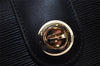 Authentic Louis Vuitton Epi Cluny Shoulder Bag Purse Black M52252 LV 7998I