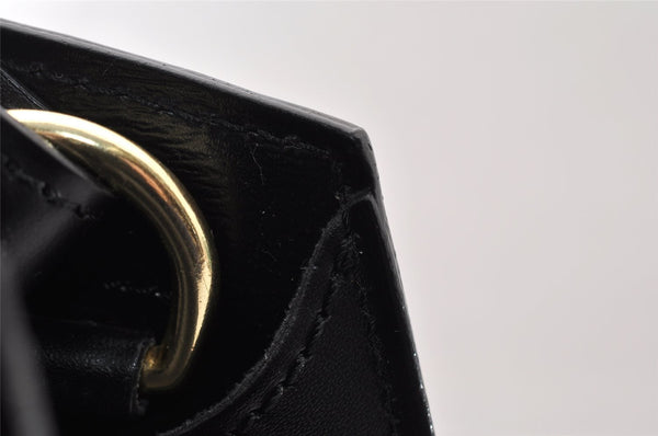 Authentic Louis Vuitton Epi Cluny Shoulder Bag Purse Black M52252 LV 7998I