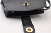 Authentic Louis Vuitton Epi Cluny Shoulder Bag Purse Black M52252 LV 7998I