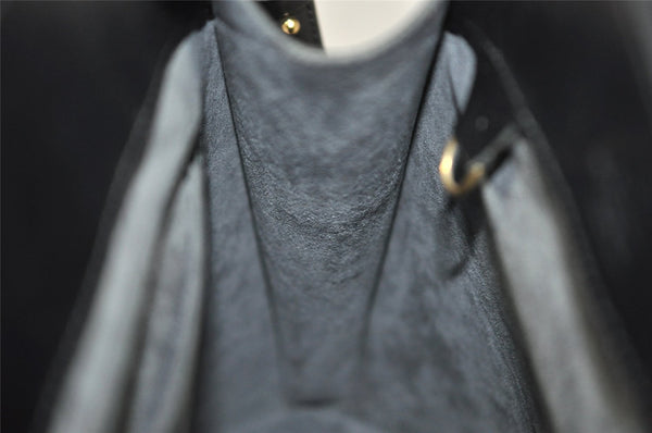 Authentic Louis Vuitton Epi Cluny Shoulder Bag Purse Black M52252 LV 7998I