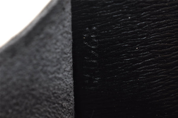 Authentic Louis Vuitton Epi Cluny Shoulder Bag Purse Black M52252 LV 7998I