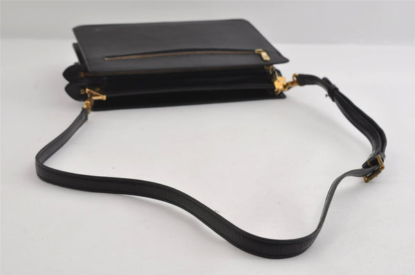 Authentic Louis Vuitton Epi Enghien 2Way Shoulder Clutch Bag M52112 Black 7999I