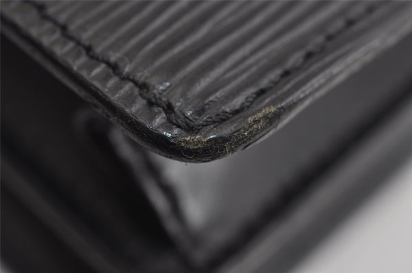 Authentic Louis Vuitton Epi Enghien 2Way Shoulder Clutch Bag M52112 Black 7999I