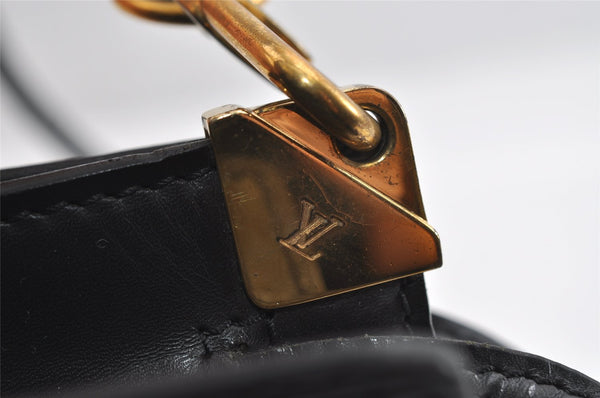 Authentic Louis Vuitton Epi Enghien 2Way Shoulder Clutch Bag M52112 Black 7999I