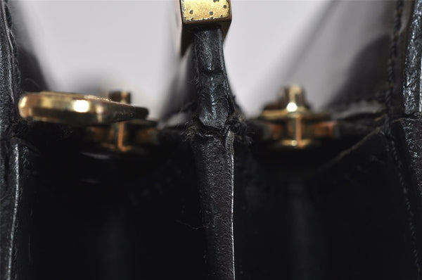 Authentic Louis Vuitton Epi Enghien 2Way Shoulder Clutch Bag M52112 Black 7999I