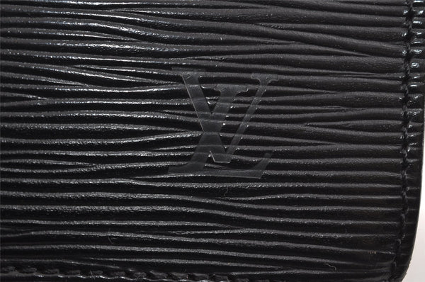 Authentic Louis Vuitton Epi Enghien 2Way Shoulder Clutch Bag M52112 Black 7999I