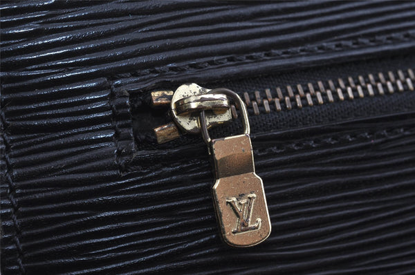 Authentic Louis Vuitton Epi Enghien 2Way Shoulder Clutch Bag M52112 Black 7999I