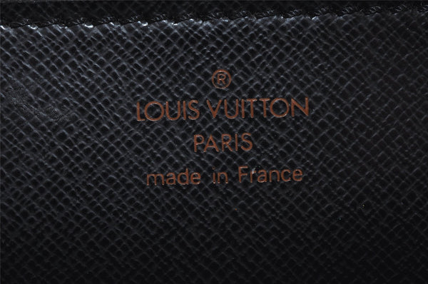 Authentic Louis Vuitton Epi Enghien 2Way Shoulder Clutch Bag M52112 Black 7999I