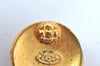 Authentic CHANEL Clip-On Earrings CoCo Mark Gold Plated Box 7999J