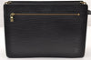 Authentic Louis Vuitton Epi Enghien 2Way Shoulder Clutch Bag M52112 Black 8000I