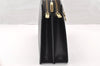 Authentic Louis Vuitton Epi Enghien 2Way Shoulder Clutch Bag M52112 Black 8000I