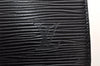 Authentic Louis Vuitton Epi Enghien 2Way Shoulder Clutch Bag M52112 Black 8000I