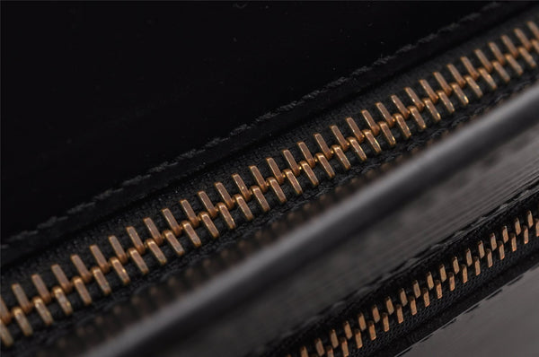 Authentic Louis Vuitton Epi Enghien 2Way Shoulder Clutch Bag M52112 Black 8000I