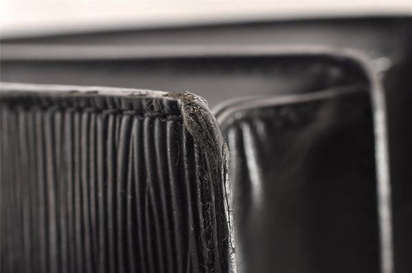 Authentic Louis Vuitton Epi Enghien 2Way Shoulder Clutch Bag M52112 Black 8000I