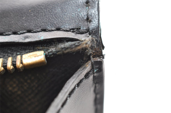 Authentic Louis Vuitton Epi Enghien 2Way Shoulder Clutch Bag M52112 Black 8000I